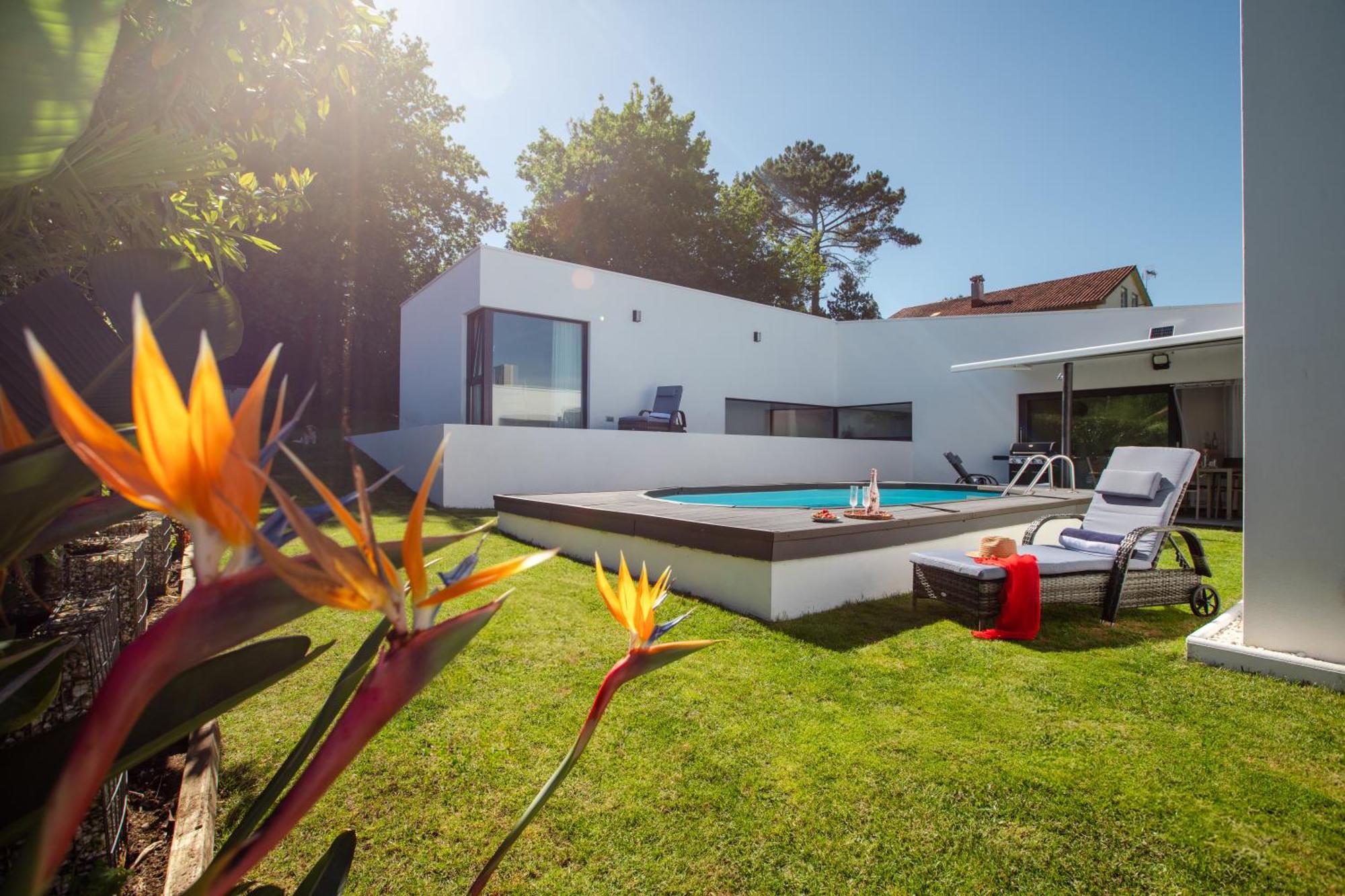Villa con piscina y jardín, Santiago de Compostela Teo Exterior foto